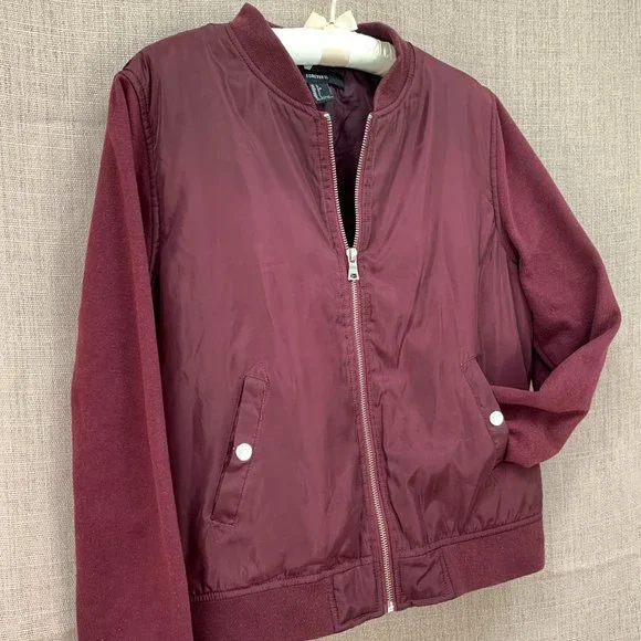 SOLD CLEARANCE FOREVER 21 Bomber Jacket - Picture 3 of 14
